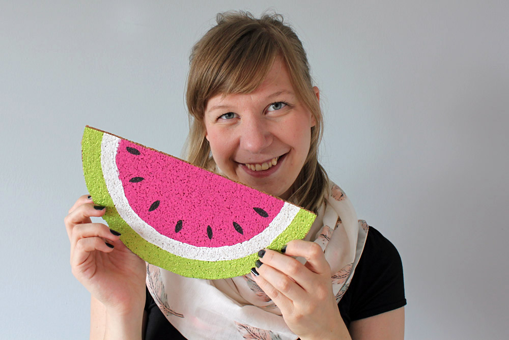 DiY Wassermelonen Memo Board