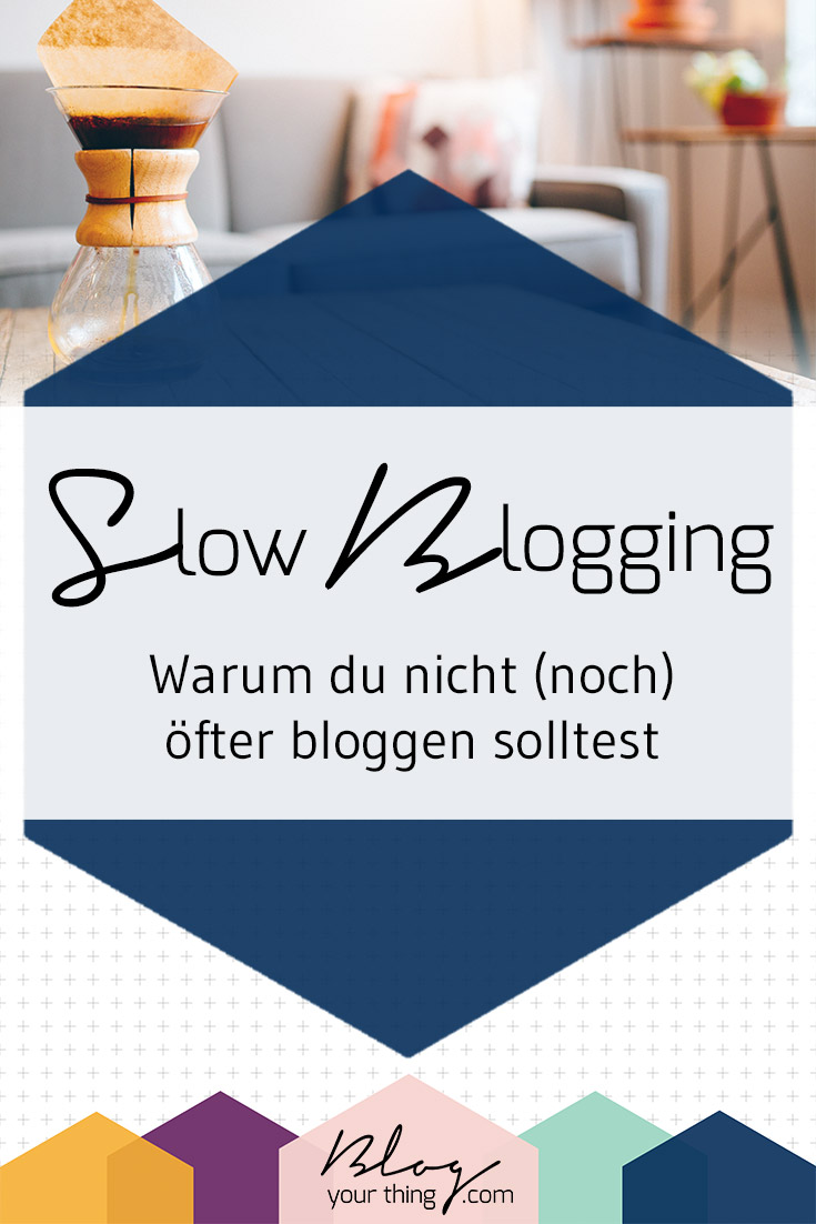 Der Gedanke öfter zu Bloggen und mehr Traffic zu bekommen klingt verlockend, stimmt aber nicht ganz. Auch "Slow Blogging" hat seine Vorteile!