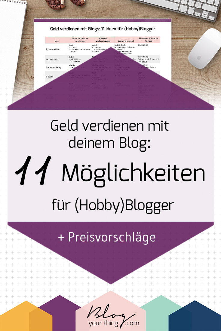 Geld verdienen mit Blogs funktioniert nicht nur über Sponsored Posts. Hier sind noch viel mehr Möglichkeiten inklusive Preisvorschläge und Tools!