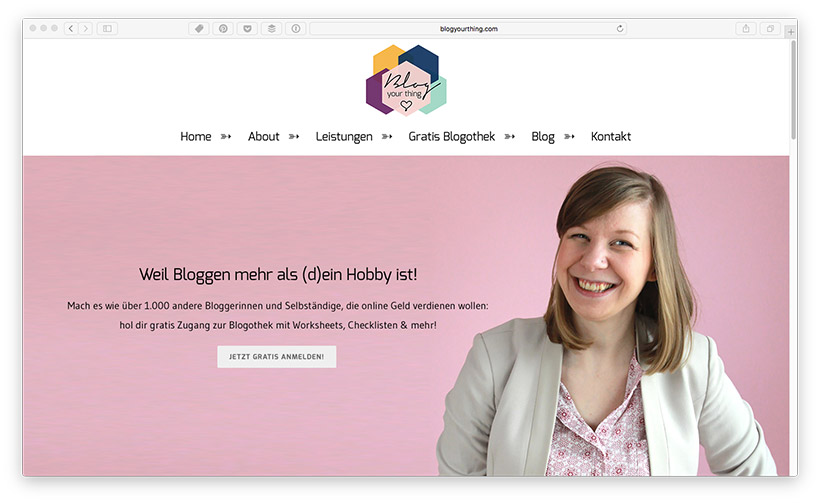 Blog Leser zu Newsletter Abonnenten machen - Anmeldeformular Platzierung: Startseite