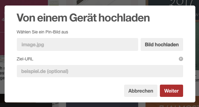 How To: So versteckst du ein für Pinterest optimiertes Bild - direkt Uplaod