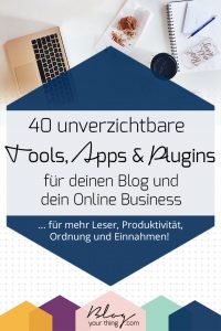 Online Marketing & Blogging Tools für dein Blog Business