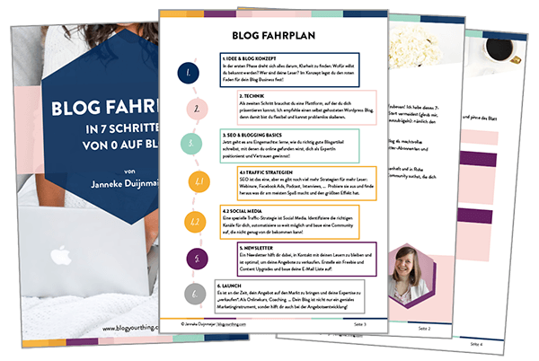 Blog Fahrplan 2020 - In 7 Schritten von 0 auf Blog