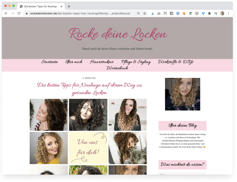 Beispiel für einen Roundup Post