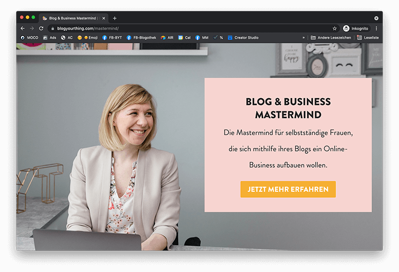 Die Blog & Business Mastermind für selbstständige Frauen