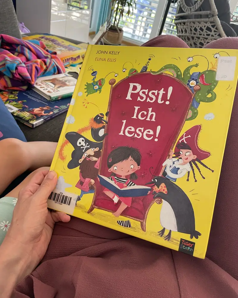 12 von 12 im August - #7 Vorlesen